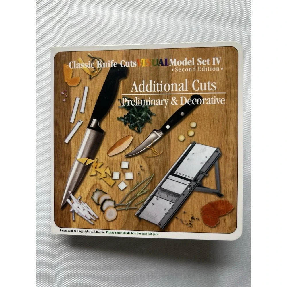 ARD Cutinary Concepts Classic Knife Cuts Visual Model Set II - Second Edition